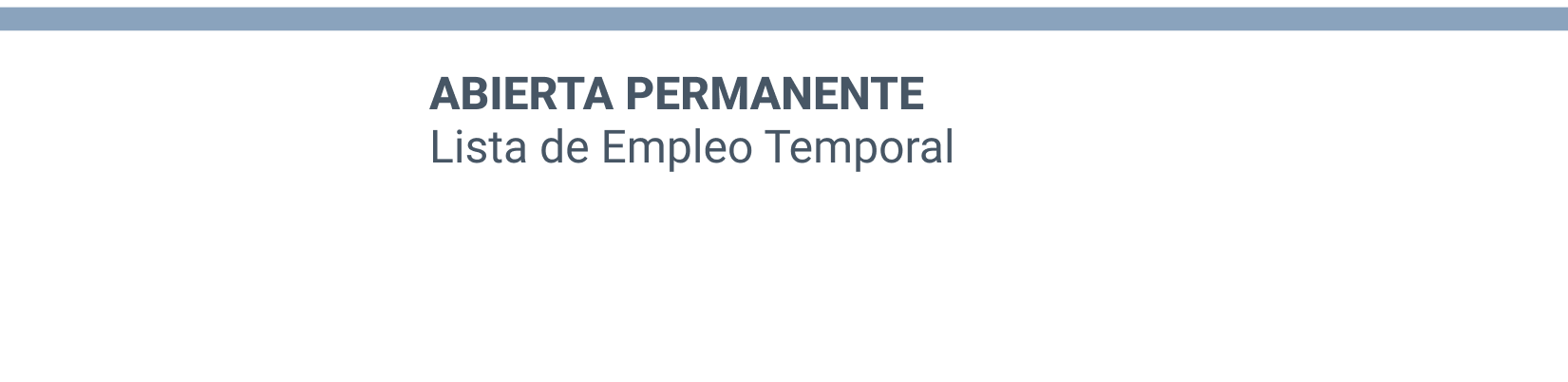 Imagen de cabecera de la sección de inscripción en las listas de ocupación temporal abierta permanente de la Conselleria de Sanidad de la Generalitat Valenciana.