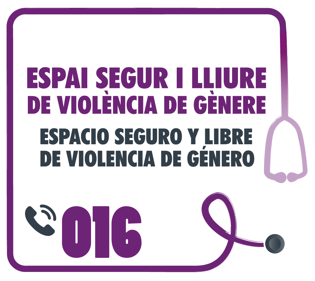 Logo Espais segurs i lliures de violència de gènere: Campanya permanent de sensibilització